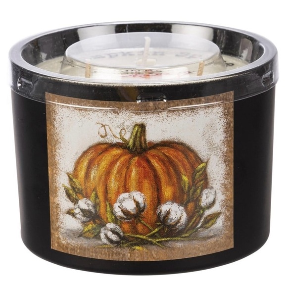 *Orange Pumpkin Jar Candle 14 oz Pumpkin Spice Scent - Picture 17 of 17